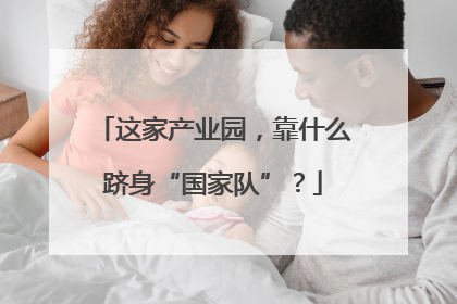 这家产业园，靠什么跻身“国家队”？