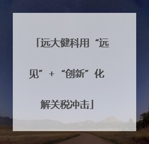 远大健科用“远见”+“创新”化解关税冲击