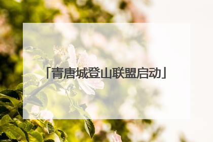 青唐城登山联盟启动