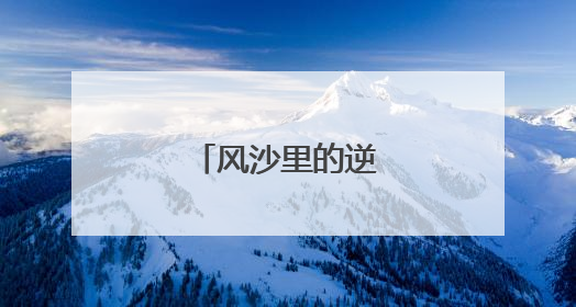 风沙里的逆袭“密码”