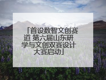 首设数智文创赛道 第六届山东研学与文创双赛设计大赛启动