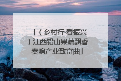 （乡村行·看振兴）江西铅山果蔬飘香 奏响产业致富曲