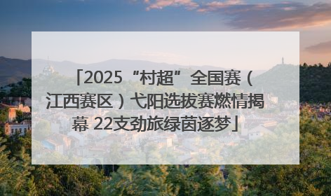 2025“村超”全国赛（江西赛区）弋阳选拔赛燃情揭幕 22支劲旅绿茵逐梦
