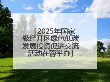 2025年国家级经开区绿色低碳发展投资促进交流活动在蓉举办