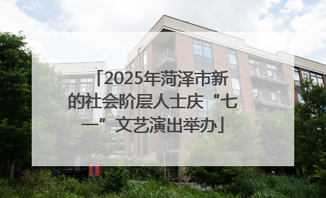2025年菏泽市新的社会阶层人士庆“七一”文艺演出举办