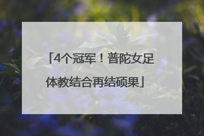 4个冠军！普陀女足体教结合再结硕果