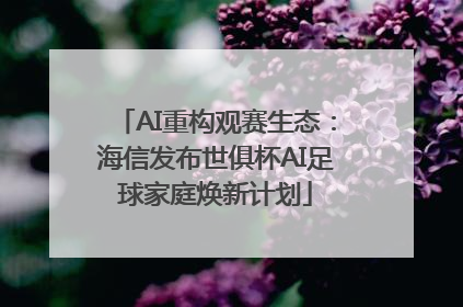 AI重构观赛生态：海信发布世俱杯AI足球家庭焕新计划
